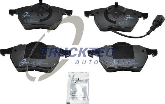 Trucktec Automotive 07.35.104 - Комплект тормозных колодок, дисковый тормоз autosila-amz.com