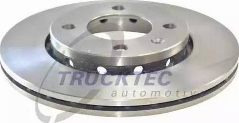 Trucktec Automotive 07.35.100 - Тормозной диск autosila-amz.com