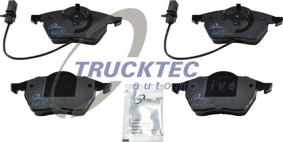 Trucktec Automotive 07.35.107 - Тормозные колодки, дисковые, комплект autosila-amz.com