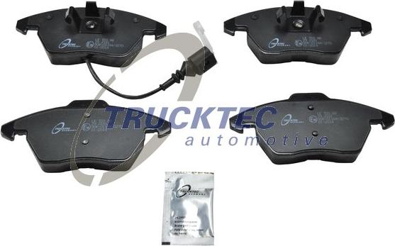 Trucktec Automotive 07.35.137 - Тормозные колодки, дисковые, комплект autosila-amz.com