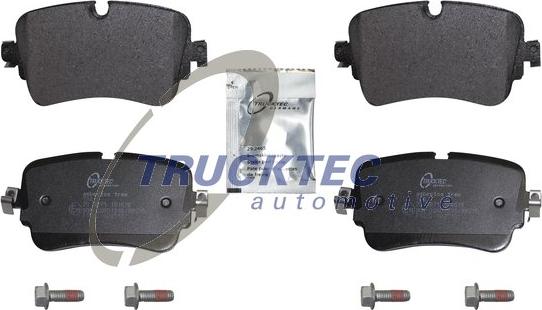 Trucktec Automotive 07.35.315 - Тормозные колодки, дисковые, комплект autosila-amz.com