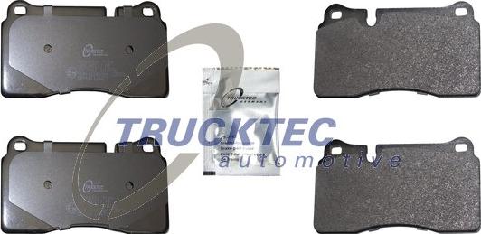 Trucktec Automotive 07.35.311 - Тормозные колодки, дисковые, комплект autosila-amz.com