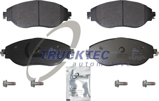 Trucktec Automotive 07.35.330 - Тормозные колодки, дисковые, комплект autosila-amz.com