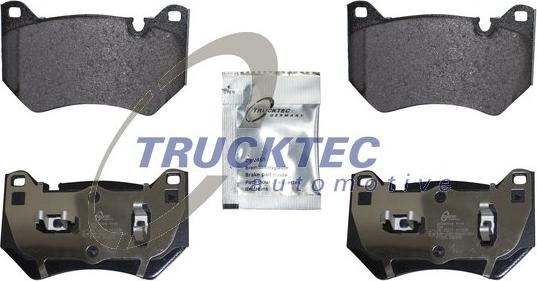 Trucktec Automotive 07.35.325 - Тормозные колодки, дисковые, комплект autosila-amz.com