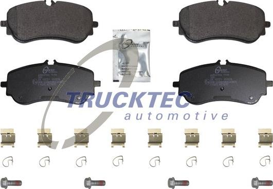 Trucktec Automotive 07.35.322 - Тормозные колодки, дисковые, комплект autosila-amz.com