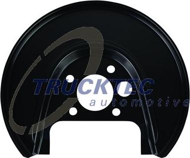Trucktec Automotive 07.35.296 - Отражатель, защита, тормозной диск autosila-amz.com