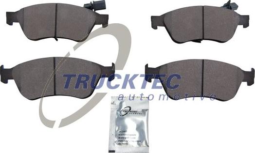 Trucktec Automotive 07.35.241 - Тормозные колодки, дисковые, комплект autosila-amz.com