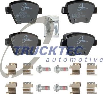 Trucktec Automotive 07.35.247 - Тормозные колодки, дисковые, комплект autosila-amz.com