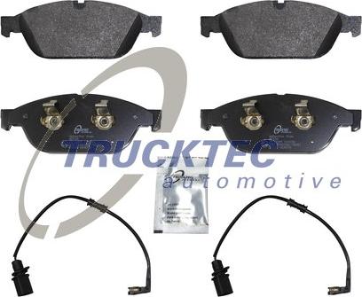 Trucktec Automotive 07.35.259 - Тормозные колодки, дисковые, комплект autosila-amz.com