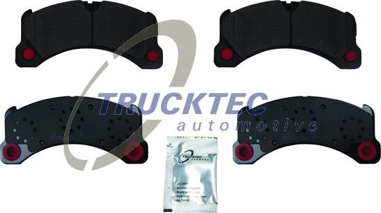 Trucktec Automotive 07.35.282 - Тормозные колодки, дисковые, комплект autosila-amz.com