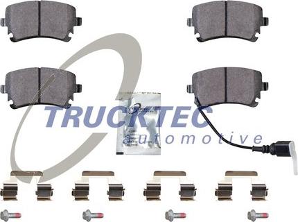 Trucktec Automotive 07.35.239 - Тормозные колодки, дисковые, комплект autosila-amz.com