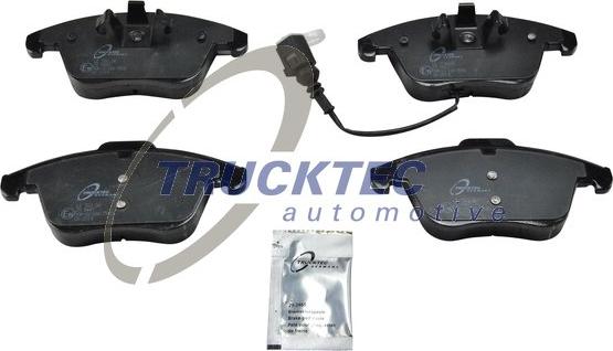 Trucktec Automotive 07.35.235 - Тормозные колодки, дисковые, комплект autosila-amz.com