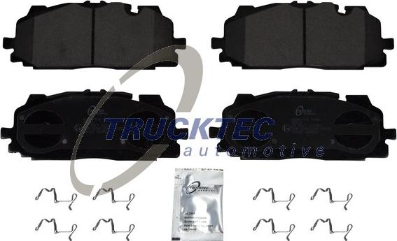 Trucktec Automotive 07.35.273 - Тормозные колодки, дисковые, комплект autosila-amz.com