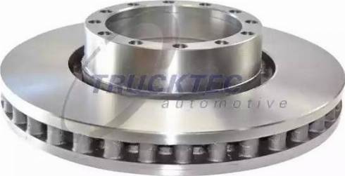 Trucktec Automotive 14.35.011 - Тормозной диск autosila-amz.com