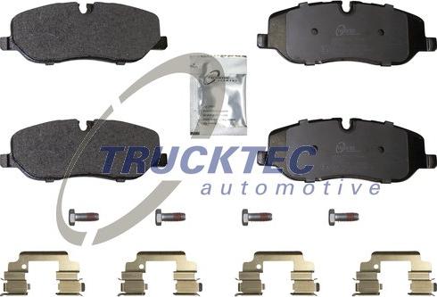 Trucktec Automotive 22.35.119 - Тормозные колодки, дисковые, комплект autosila-amz.com