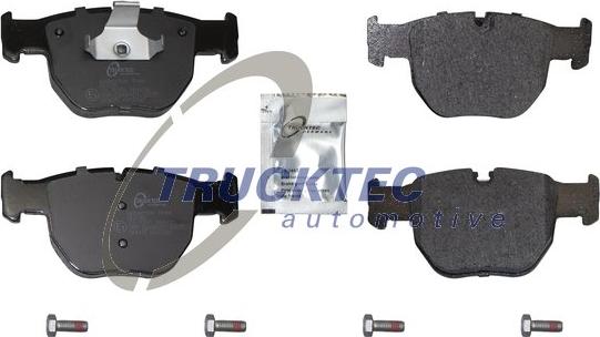 Trucktec Automotive 22.35.118 - Тормозные колодки, дисковые, комплект autosila-amz.com