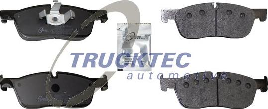Trucktec Automotive 22.35.126 - Тормозные колодки, дисковые, комплект autosila-amz.com