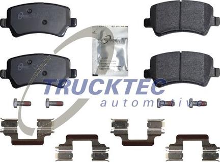 Trucktec Automotive 22.35.127 - Тормозные колодки, дисковые, комплект autosila-amz.com