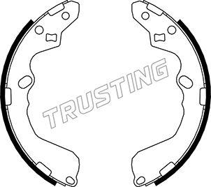 Trusting 049.146 - Комплект тормозных колодок, барабанные autosila-amz.com