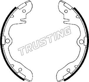 Trusting 049.109 - Комплект тормозных колодок, барабанные autosila-amz.com