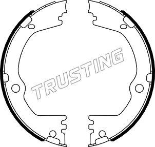 Trusting 046.232 - Комплект тормозов, ручник, парковка autosila-amz.com