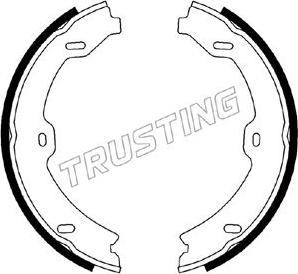 Trusting 052.134 - Комплект тормозов, ручник, парковка autosila-amz.com