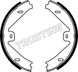 Trusting 052.137 - Комплект тормозов, ручник, парковка autosila-amz.com