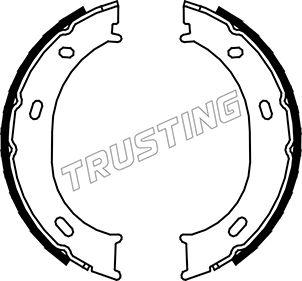 Trusting 052.126 - Комплект тормозов, ручник, парковка autosila-amz.com