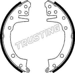 Trusting 064.135 - Комплект тормозных колодок, барабанные autosila-amz.com