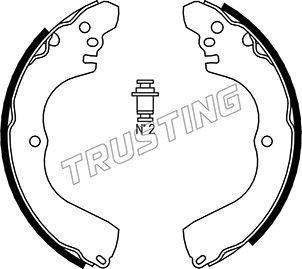 Trusting 064.172 - Комплект тормозных колодок, барабанные autosila-amz.com