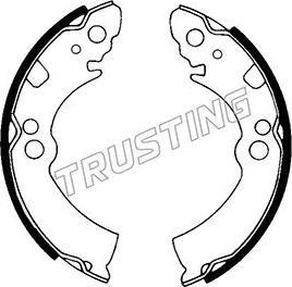 Trusting 067.162 - Комплект тормозных колодок autosila-amz.com