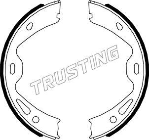 Trusting 083.005 - Комплект тормозов, ручник, парковка autosila-amz.com