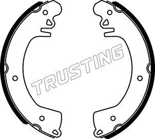Trusting 026.355 - Комплект тормозных колодок, барабанные autosila-amz.com