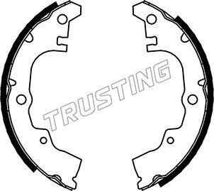 Trusting 026.336 - Комплект тормозных колодок, барабанные autosila-amz.com