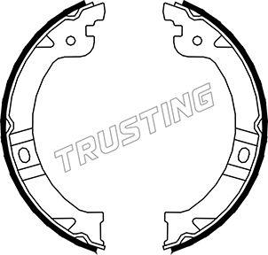Trusting 023.002 - Комплект тормозов, ручник, парковка autosila-amz.com