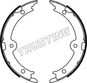 Trusting 115.321 - Комплект тормозов, ручник, парковка autosila-amz.com