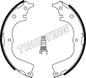 Trusting 115.294 - Комплект тормозных колодок, барабанные autosila-amz.com