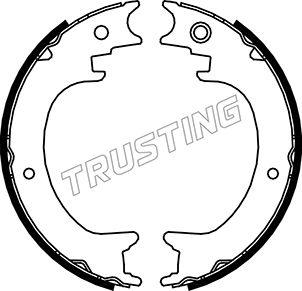 Trusting 110.339 - Комплект тормозов, ручник, парковка autosila-amz.com