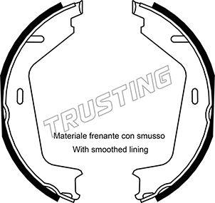 Trusting 127.275 - Комплект тормозов, ручник, парковка autosila-amz.com