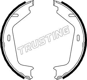 Trusting 127.273 - Комплект тормозов, ручник, парковка autosila-amz.com