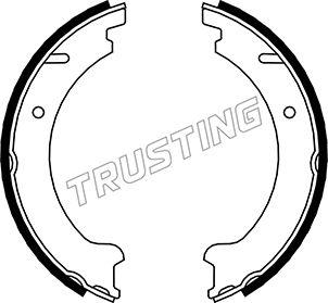Trusting 127.272 - Комплект тормозов, ручник, парковка autosila-amz.com