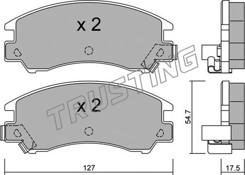 Galfer 21120 - Тормозные колодки, дисковые, комплект autosila-amz.com