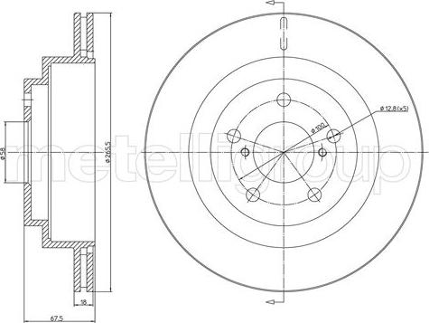 Trusting DF683 - Тормозной диск autosila-amz.com