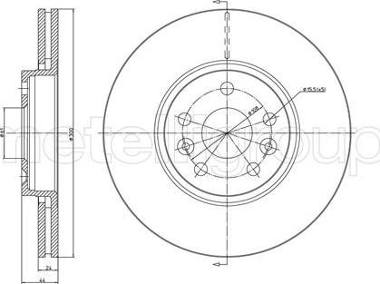 Trusting DF1461 - Тормозной диск autosila-amz.com