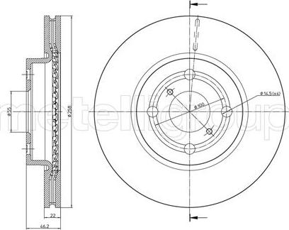 Trusting DF1209 - Тормозной диск autosila-amz.com