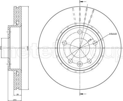 Trusting DF819 - Тормозной диск autosila-amz.com