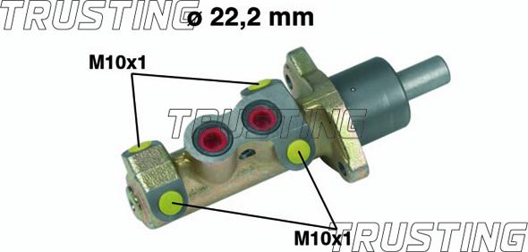 Trusting PF462 - Главный тормозной цилиндр autosila-amz.com