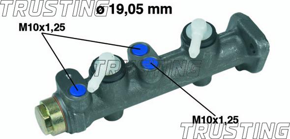 Trusting PF474 - Главный тормозной цилиндр autosila-amz.com