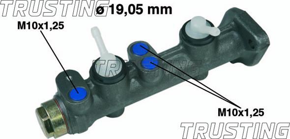 Trusting PF044 - Главный тормозной цилиндр autosila-amz.com