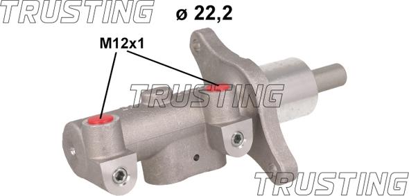 Trusting PF1138 - Главный тормозной цилиндр autosila-amz.com
